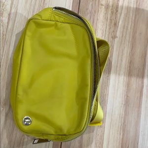 Lululemon yellow belt bag